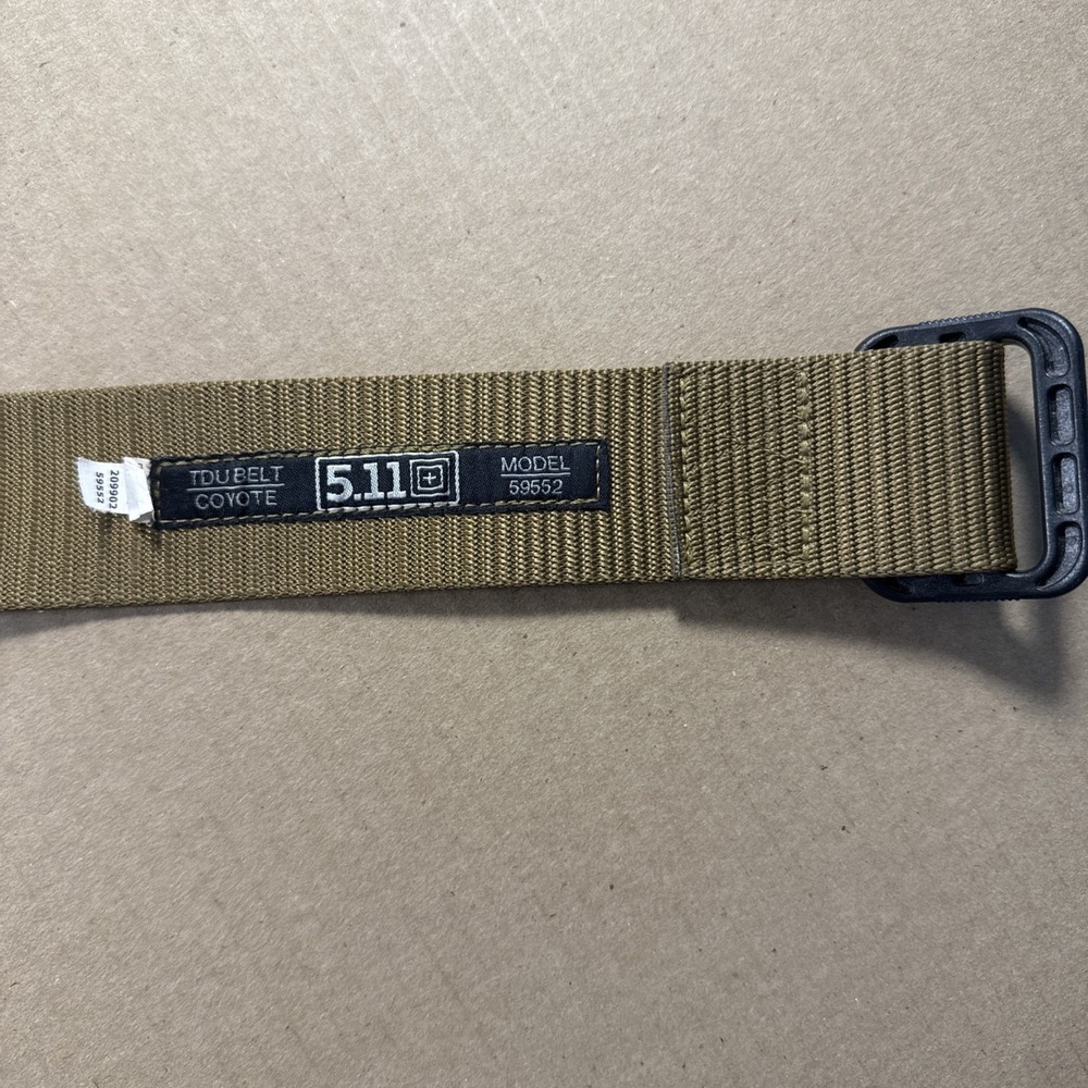 5.11 Tactical TDU  Belt 32 - 34,  1.75" Wide - Coyote - 59552